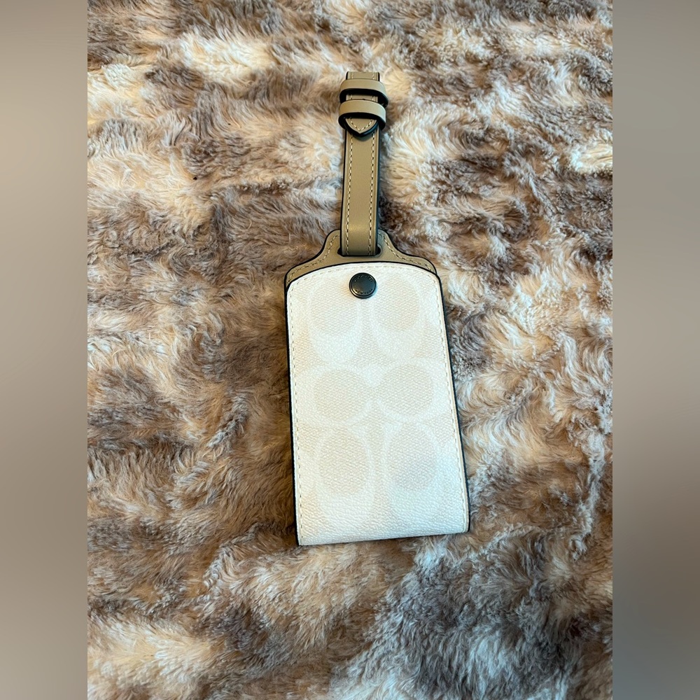Coach Luggage Tag